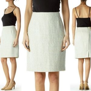 new Halogen Woven Tweed Chic Summer Pencil Skirt